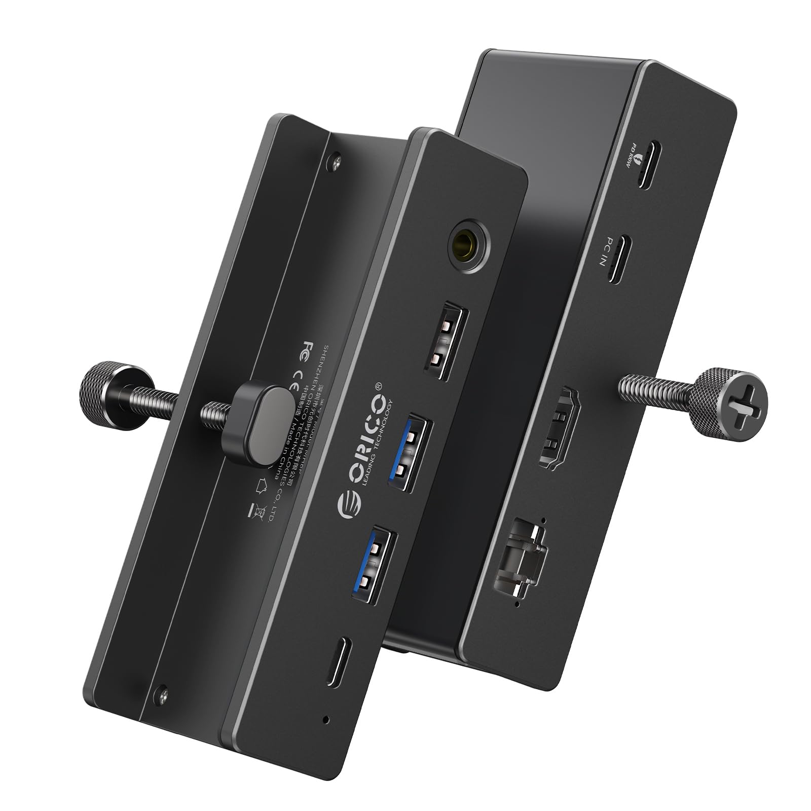 Amazon | ORICO USB C ハブ クランプ 固定 8-IN-1 ドッキング
